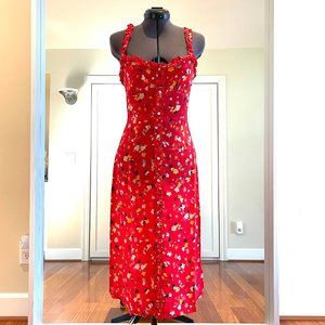Realisation Par - The Juliet Dress in Rouge Fleur